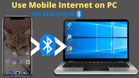 how to connect internet through bluetooth tethering windows 10