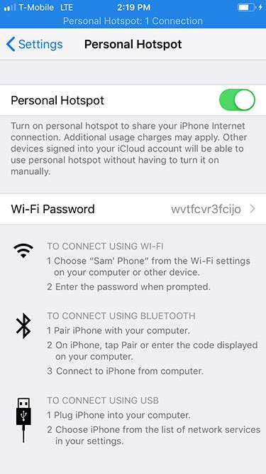 how to connect iphone hotspot to computer using bluetooth