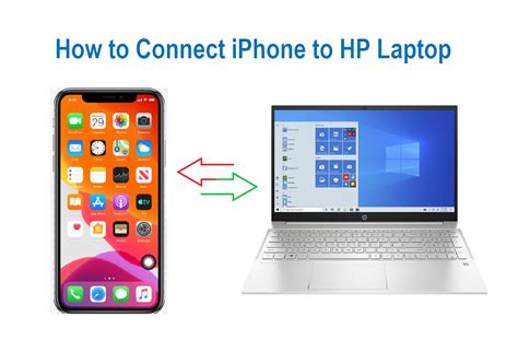 how to connect iphone to hp computer