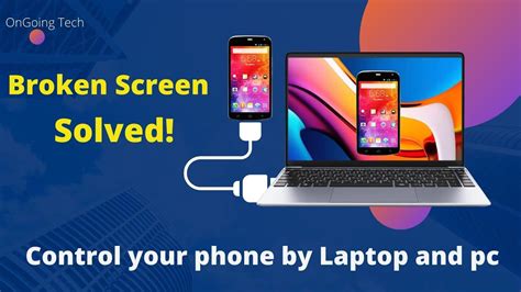 how to connect iphone to laptop with broken screen