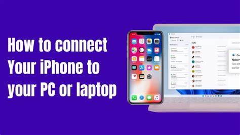 how to connect iphone to windows 11 computer