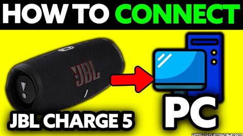 how to connect jbl charge 5 to pc with bluetooth