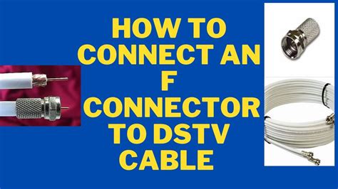 how to connect lnb cable to dstv decoder