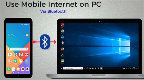 how to connect mobile internet to pc using bluetooth