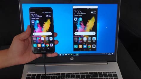 how to connect mobile screen to pc with usb cable