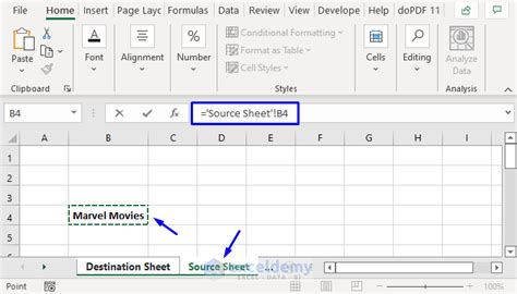 how to connect multiple sheets in excel