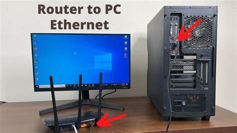 how to connect pc to internet ethernet