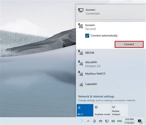 how to connect pc to wifi wireless windows 10