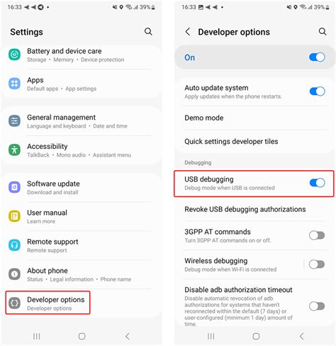 how to connect phone to pc with usb debugging