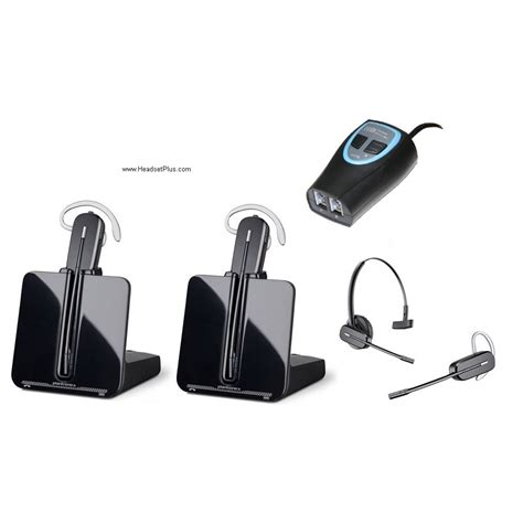how to connect plantronics cs540 headset to computer