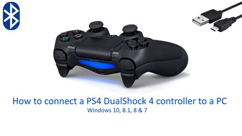 how to connect ps4 controller to pc wired via usb