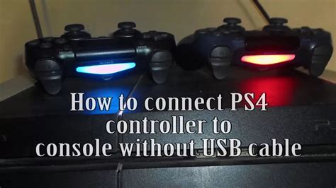 how to connect ps4 controller without usb or bluetooth