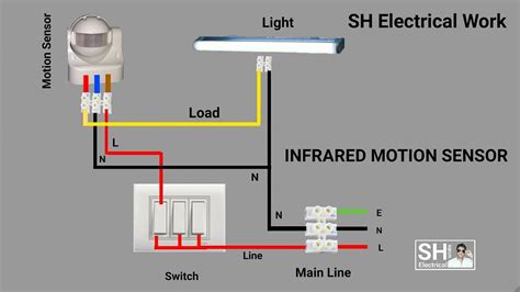 how to connect sensor light switch