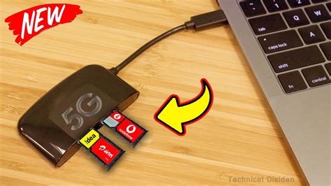 how to connect sim card to computer for internet