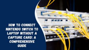 how to connect switch to laptop without capture card reddit