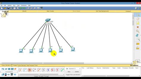 how to connect switch to pc in cisco packet tracer