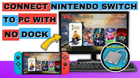 how to connect switch to pc monitor without dock