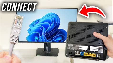 how to connect to internet on pc with ethernet cable