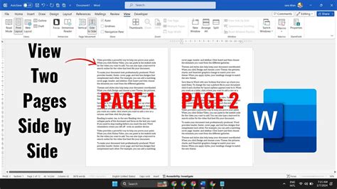 how to connect two pages in word
