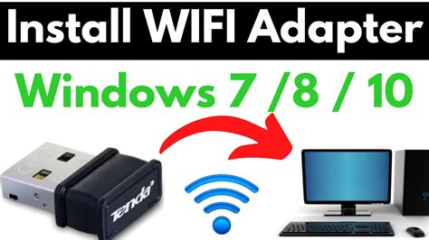 how to connect wifi adapter to pc windows 7