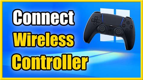 how to connect wireless ps5 controller to computer