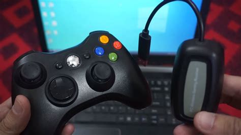 how to connect wireless xbox 360 controller to pc with wire