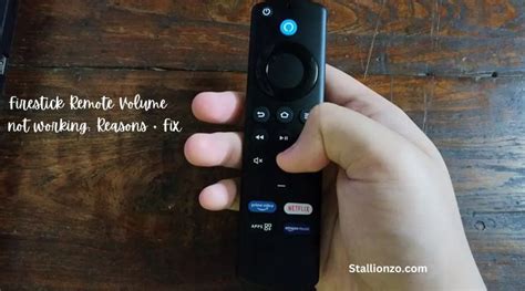 how to control volume on firestick lite remote