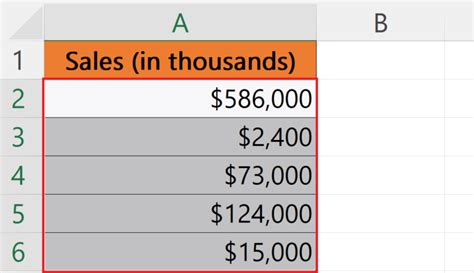 how to convert any number to millions in excel