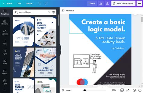 how to convert canva into word