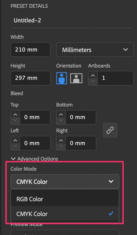 how to convert color mode in illustrator