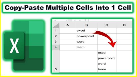 how to convert data from multiple cells into one cell