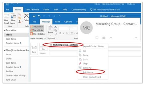 how to convert email distribution list to excel