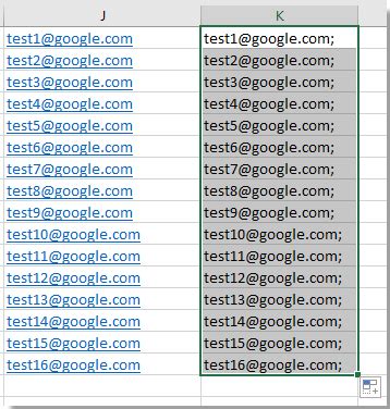 how to convert email list in excel to outlook