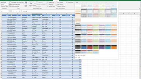 how to convert excel sheet to table format