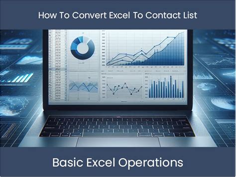 how to convert excel to contact list