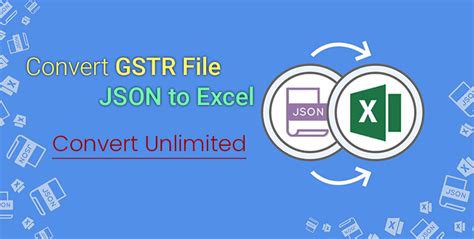 how to convert excel to json file for gst
