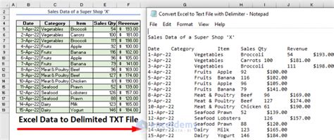 how to convert excel to text file
