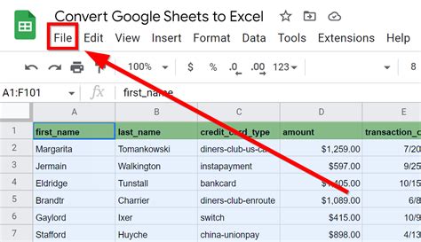how to convert google sheets to excel with formulas