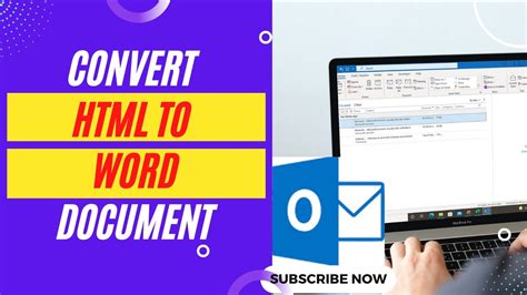 how to convert html to microsoft word