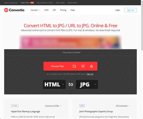 how to convert html to website for free