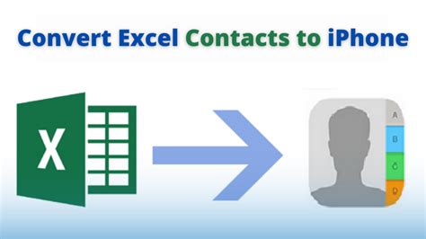 how to convert iphone contacts to excel