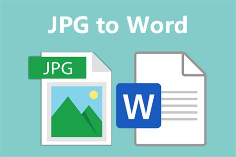 how to convert jpeg text into word