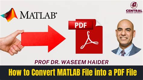 how to convert matlab file into pdf
