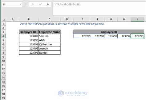 how to convert multiple rows into single row