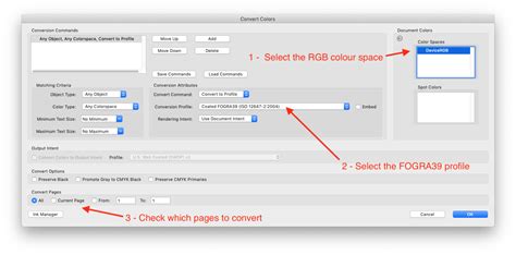how to convert pdf from rgb to cmyk