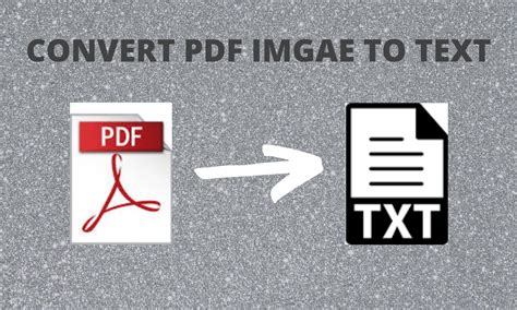 how to convert pdf into text format