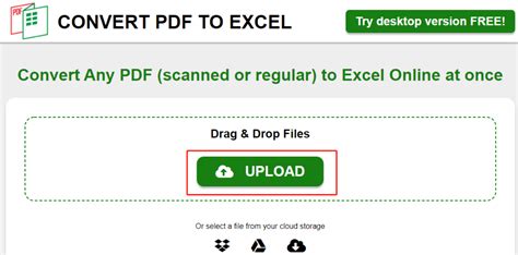 how to convert pdf to excel free offline