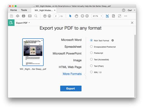 how to convert pdf to excel on mac free