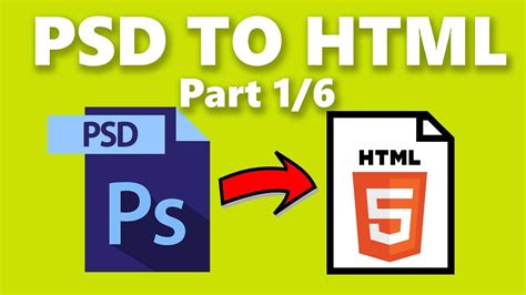how to convert photoshop image to html code