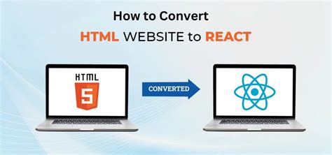how to convert react to html